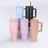 American Stainless Steel Thermos Cup Handle Portable Ice Bully Cup with Straw Car Cup