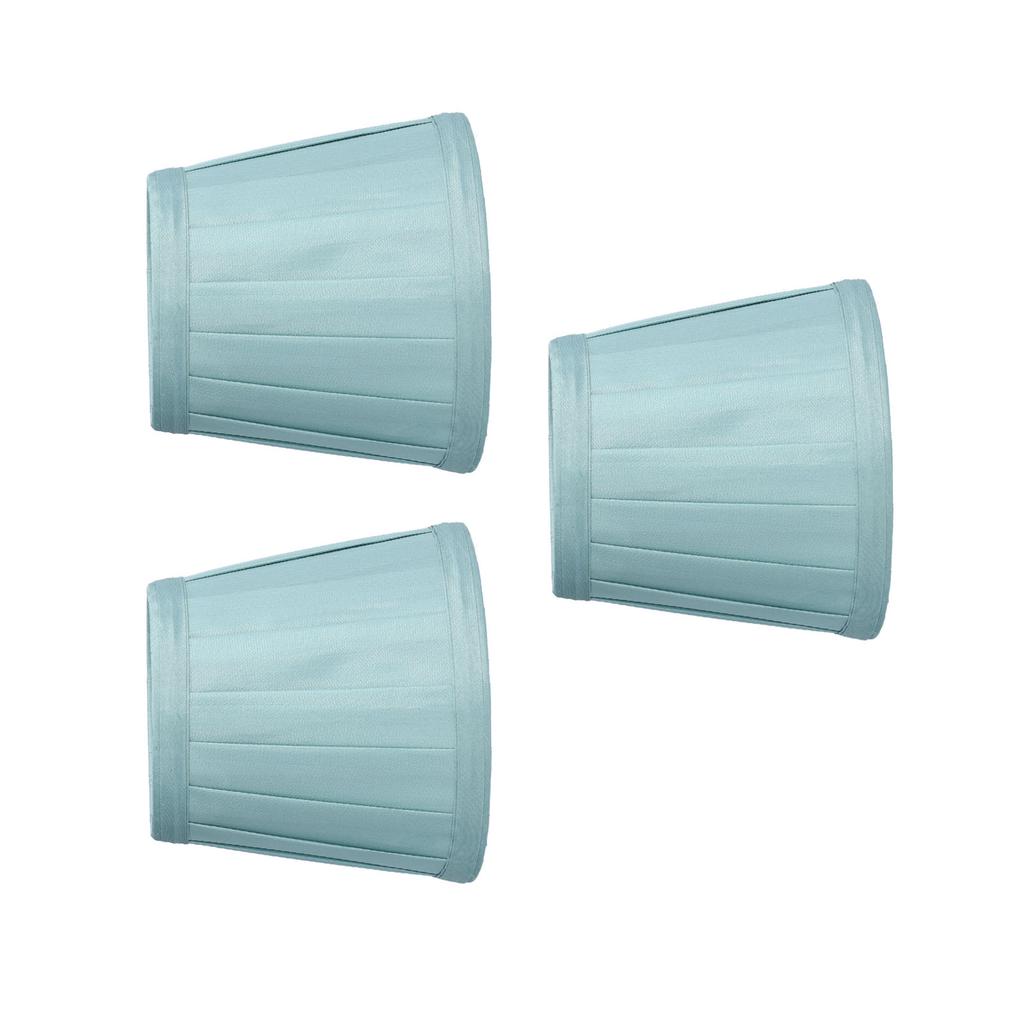 3 PEÇAS Cúpula de Tecido E14 Clip On Capa de Lâmpada de Tecido para Lustre Arandela Escritório Decoração de Casa