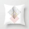 Ins Marble Geometric Print Square Pillow Cover Sofa Cushion Cover