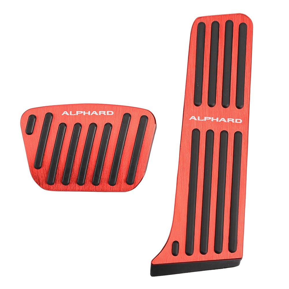 

BOYOUS Педали из алюминия для Toyota Alphard 40 Series 2023, специально разработанные для тормоза и акселератора, и комплект [Новейшая модель] (С июня и далее) Обложки,