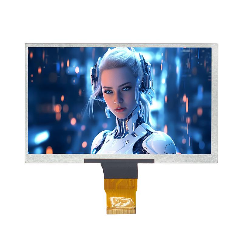 7" LCD Screen with 1024x600 Resolution, HX8282 Driver, RGB 50-Pin, Wide Temp Range for Security Access Control