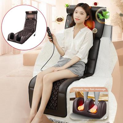 Electric Home Multifunctional Massage Cushion Waist Cervical Spine Foot Full Body Vibration Massage Mattress Heating Infrared Massager