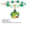 Shamrock Bracelet St. Patricks Day Irish Beaded Jewelry with Glass Beads And Charms Lucky Charm Bracelet for Festive Celebrations Elastic Clover