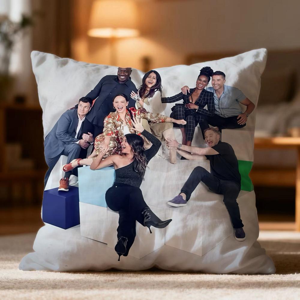 Popular T-TThe Rookie Cushion Cover Soft Washable Pillow Case Multi-Scene for Couch Bed Travel Office Use