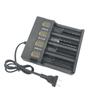 4-Slot Battery Charger Adapter Charging Station for 4.2V 18650/26650/21700 with Overcharge Prevention LED Indicato