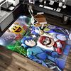 1pc Pac-Man, Mega Man, Sonic the Hedgehog & Mario Chair Mat, Office Rug - Non-Slip Carpet for Home Decor, Gaming Room, Living Room, Bedroom - Suitable