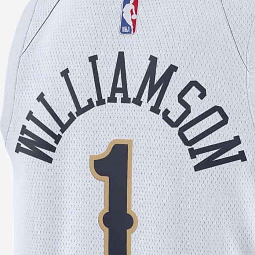Nike NBA new orleans pelicans limited 1 SW Fan Edition Basketball Jersey White Men's 864433-103