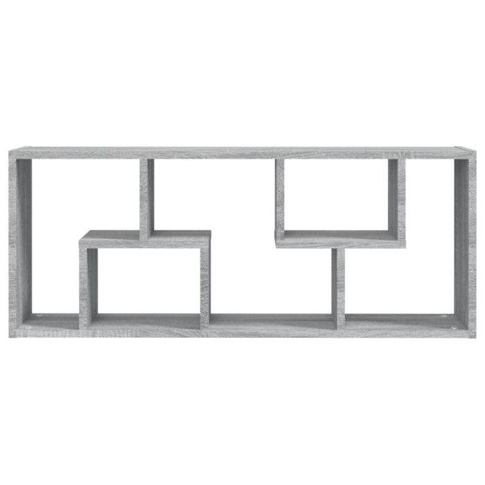 VidaXL Étagère murale Sonoma gris 36x16x90 cm Bois ingénierie 815847