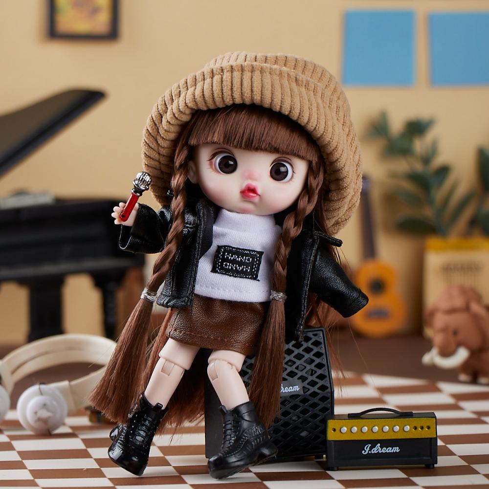 Lolita Doll Phone Charm, Bag Charm, Plush Toy, Articulated Doll, Dress-up Accessory