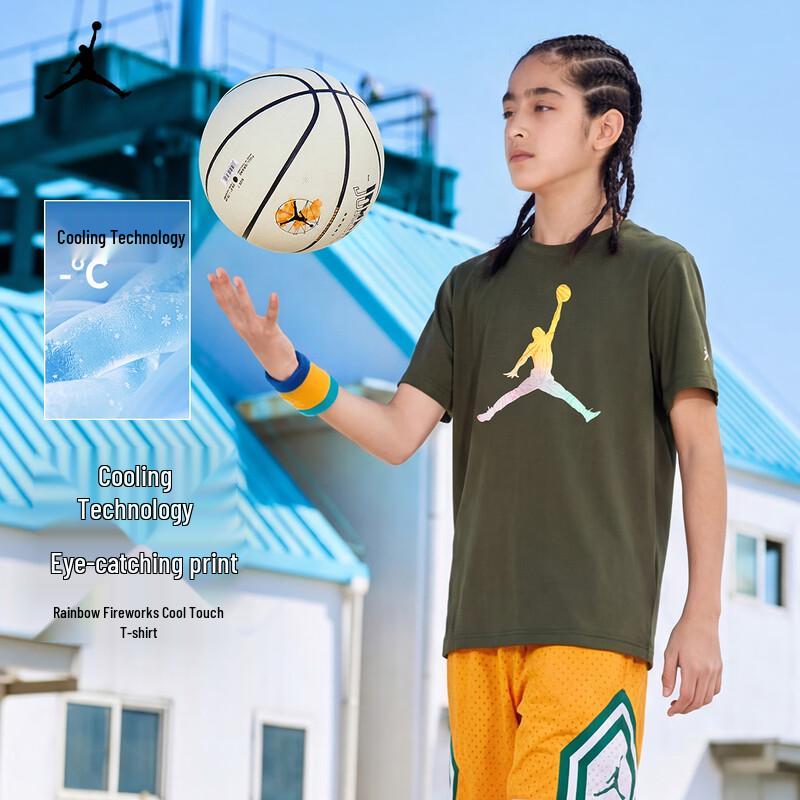 Jordan Boys  Cooling Short Sleeve T-Shirt 135/64