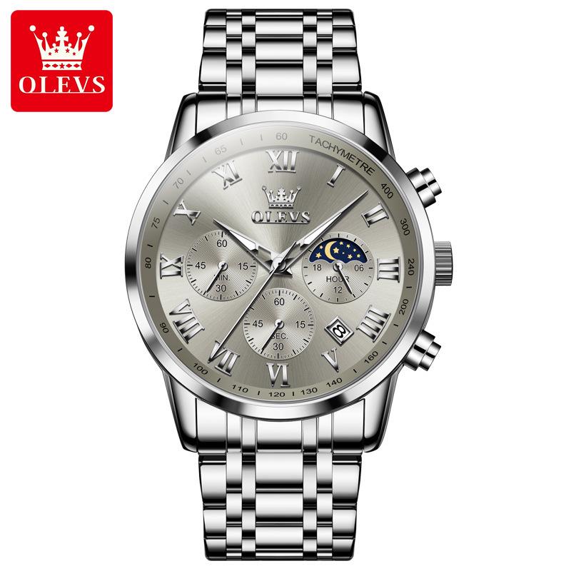 Oliss Men's Multifunctional Luminous Chronograph Watch - Celebrity Endorsed, Waterproof Quartz