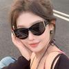 Cat Eye Shape Woman Sun Glasses Korean Stylish UV400 Protection Sunglasses Men Hiking Fishing Sun Glasses for Women