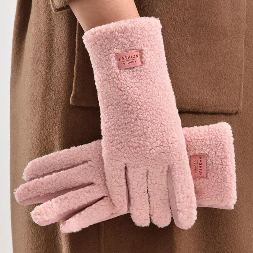 

Polar Fleece Winter Gloves Warm Driving Mittens New Touch Screen Gloves Autumn and Winter