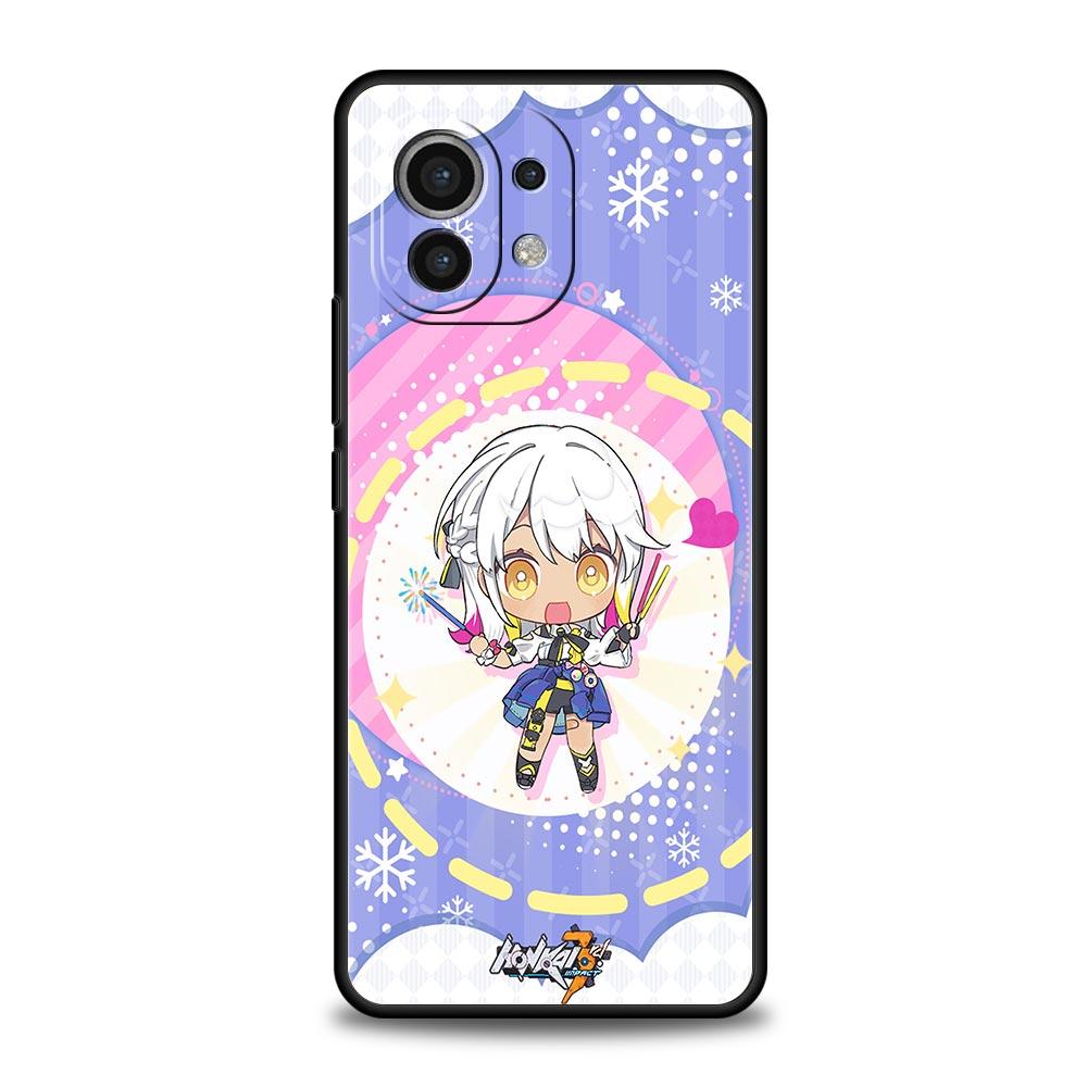 

Cute Honkai Impact 3rd Game Phone Case For Xiaomi 12T Pro 12 13 11 Ultra Mi Note 10 Lite 10T 5G 11X Pro 11T 9T Soft Cover Coque Mi 10 Lite 5G
