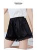 Women's Anti-Exposure Lace Safety Shorts, Lightweight & Non-Curling, Plus Size, Loose Fit for Summer.