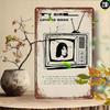 Metal Poster TV Girl Lovers Rock Bar Wall Art Decor