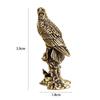 Creative Mini Eagle Figurine Feng Shui Ornaments Resin Crafts Chinese Style Pure Brass Miniature Sculpture Home Decoration