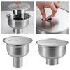 Corrosion Resistant Circular Floor Drain Stainless Steels High Flows Drainage Floor Strainer for DN50/DN75 Drainage System