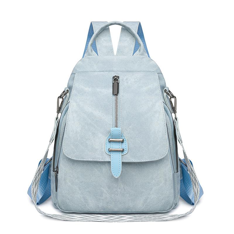 Women's Backpack Large Capacity Multi-function Shoulder Bag Soft Leather Backpack Crossbody Bag