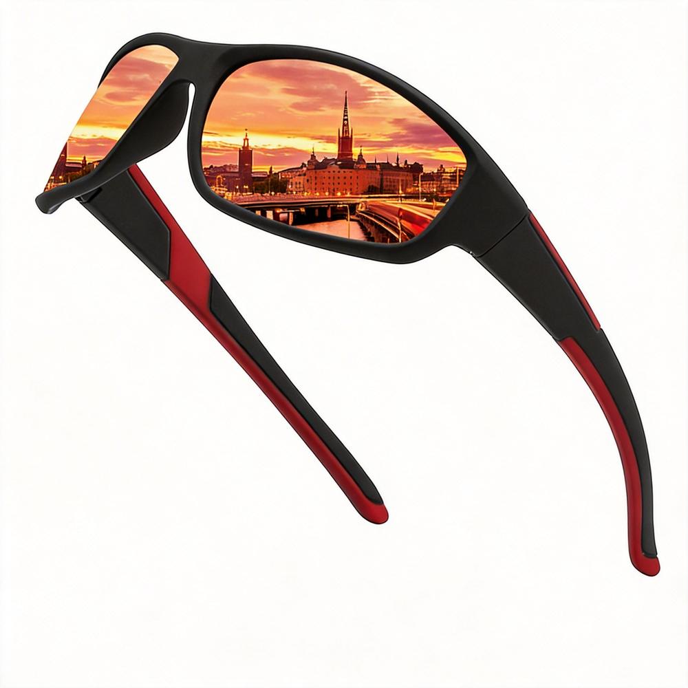 Cycling Sunglasses Polarized Sport Eyewear Tr90 Wraparound Mirror Lens Uv400 Mtb Road Bike Goggles Men Women Running Fishing