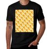 Banana Pattern Tshirt Trendy Print Short Sleeve Tshirt