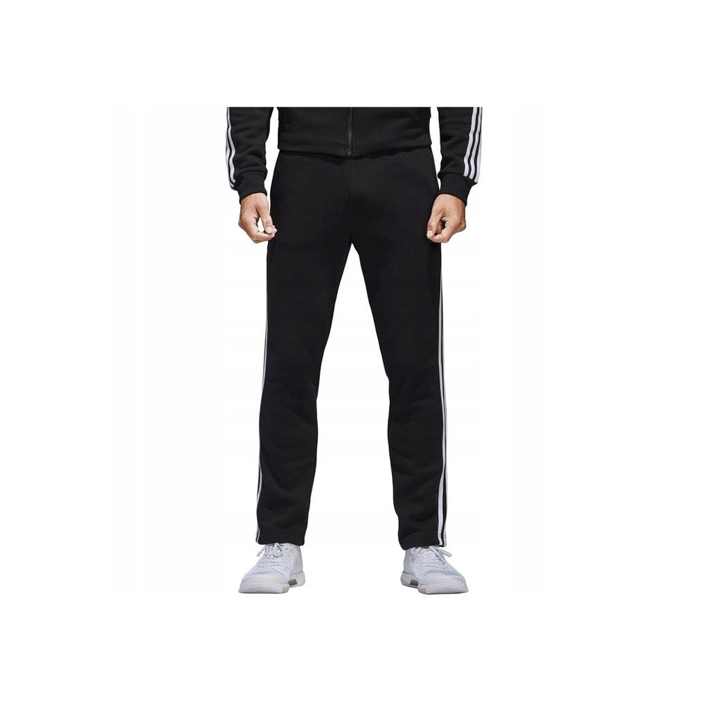 adidas Knit Fleece-Lined Joggers Men Bottoms Black BR4083
