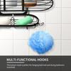 Hooks Hanging Shower Basket Anti-Swing Soap Holder Durable Over Shower Head Organizer  Dorm