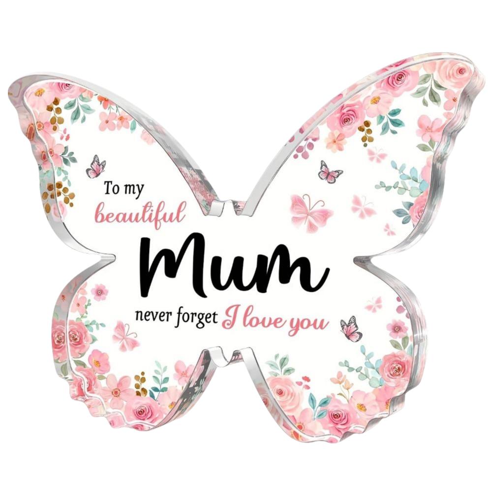Decorations Clear Butterfly Ornaments Creative Gifts for Mum  Mothers Day Butterfly