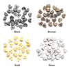 40pcs New 8mm Heart Shape Buttons DIY Mini Ultra-small Buckles Metal Coat Buckle For 1/6 Clothing Buckles Accessories