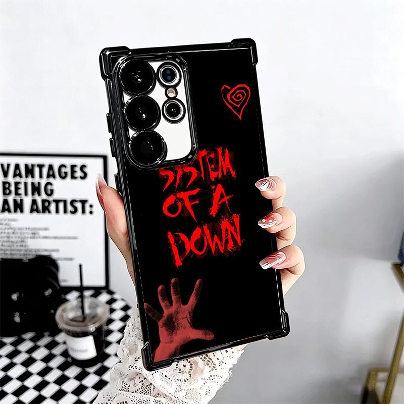 System Of A Down Soft Phone Case For Samsung Galaxy S26 Ultra S25 Edge S24 FE S23 Plus S22 S21 + S20 Plating Anti-Fall Fundas