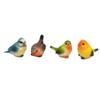 Simulation Wild Birds Animal Toys Cute Mini Parrot Model Figures Miniature Landscape Ornament Household Decoration Gifts