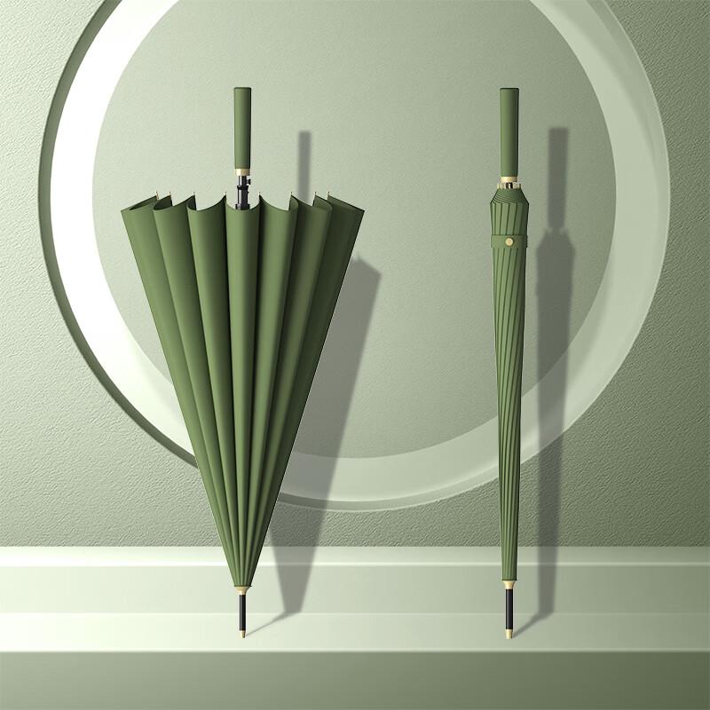 Heavy-Duty 24-Rib Straight Manual Umbrella