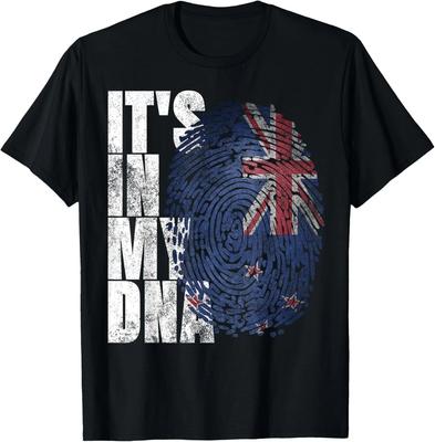 It's In My DNA New Zealand Maori Kiwi Gifts Haka Fan NZ Flag Gift Unisex T-Shirt