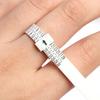 High Quality White/Black Sizes A-Z UK/US/EU/JP Finger Gauge Wedding Ring Band Ring Sizer Measure Genuine Tester