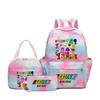 Rhythm box teen schoolbag sprunki cartoon print backpack pencil bag three-piece children's schoolbag 4