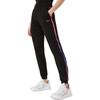 Emporio Armani FW22 Logo Print Color Block Sports Pants Women Bottoms Black 6LTP57-TJCZZ-1200