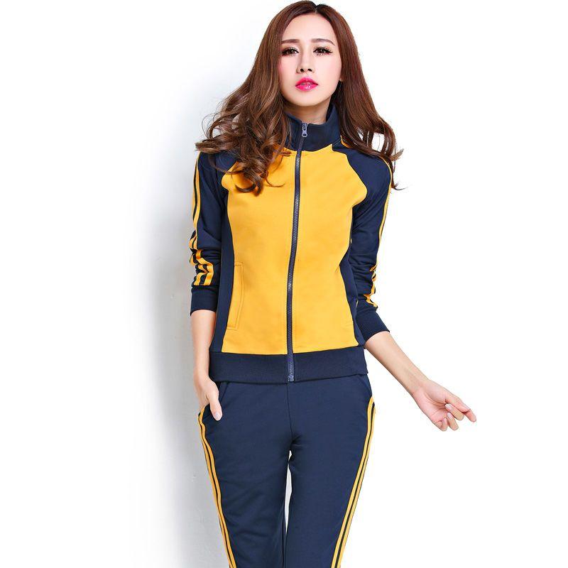 Premium Women Sportswear Set Spring Autumn Casual Running Outfit Korean Style Loose Fit Two Piece Fashionable
