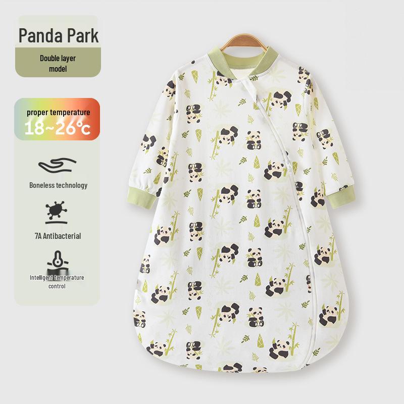 Four Seasons Baby Sleeping Bag - Anti-Kick & Anti-Startle, One-Piece for Newborns & Children, Spring & Autumn, Winter Style