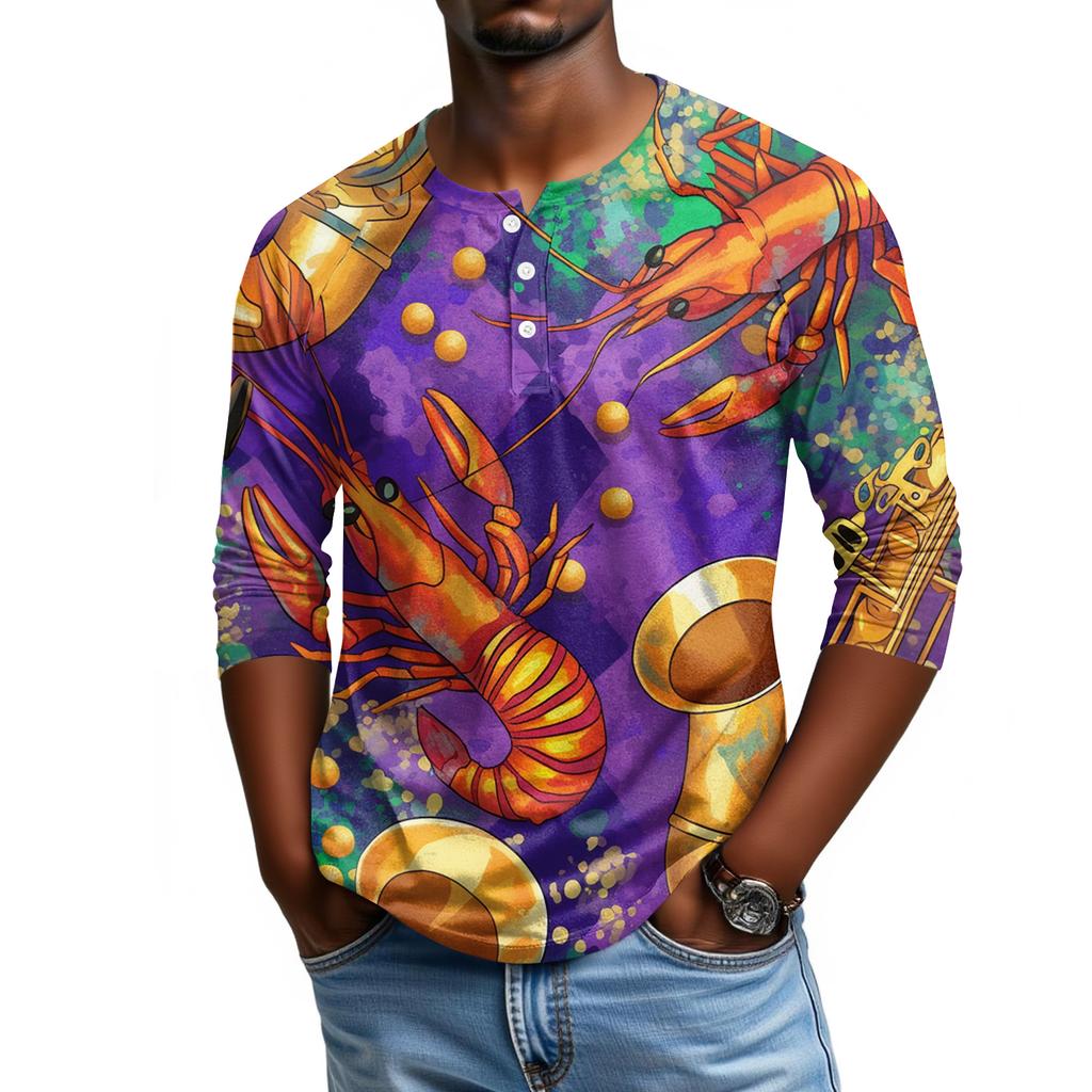 Pánské tričko s raglánovými rukávy a tříčtvrtečními rukávy