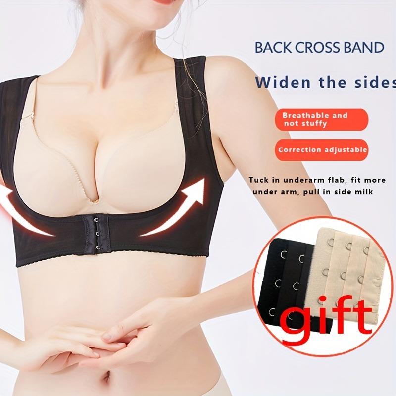 

1PC invisible wear chest support to show the figure, free extended buckle, like loose suggestion to buy one size larger M чорний