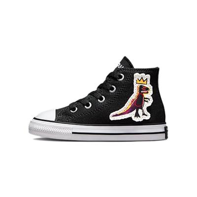 Jean-Michel Basquiat X Chuck Taylor All Star High TD Pez Dispenser Baby Sneakers Black Multi-Color White 772588C
