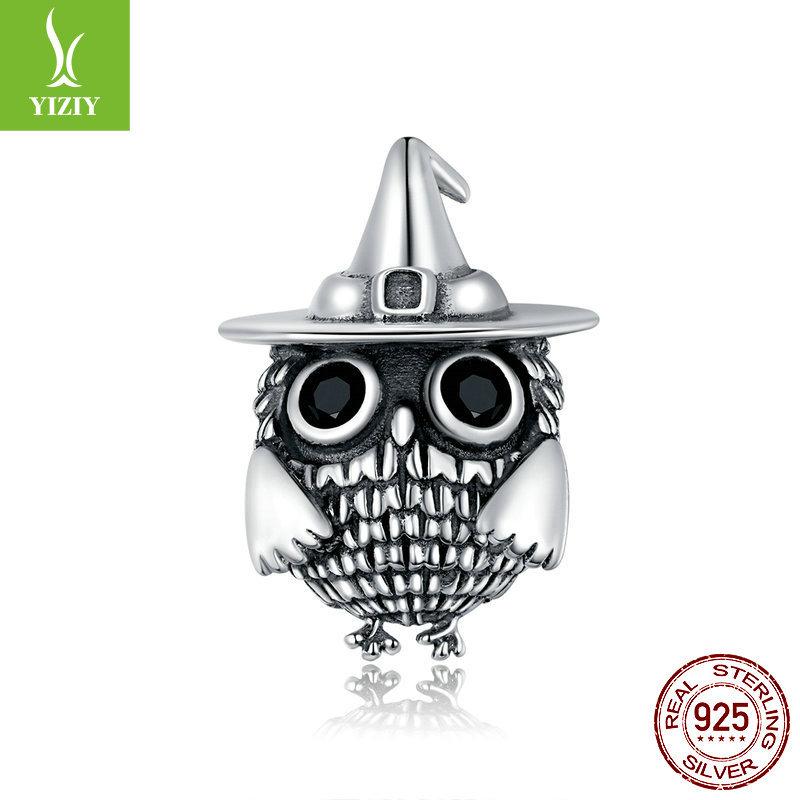 Halloween S925 Silver Beads Collection Picture, Evil Moon Pumpkin Skull Jewelry Accessories