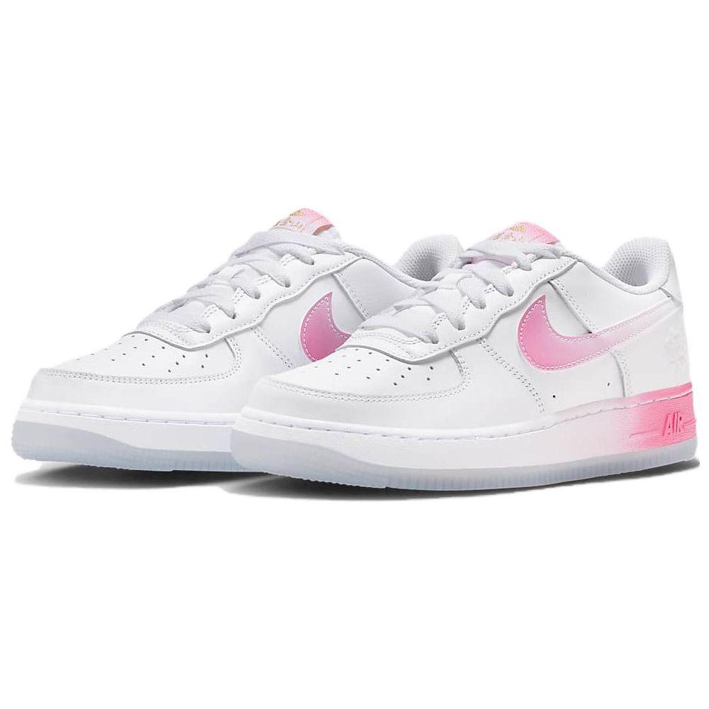 Nike Air Force 1 07 GS San Francisco Sırt Çantası - Lotus Flower Çocuk Spor Ayakkabıları Beyaz Lotus-Pembe Sarı-Altın FD1023-100