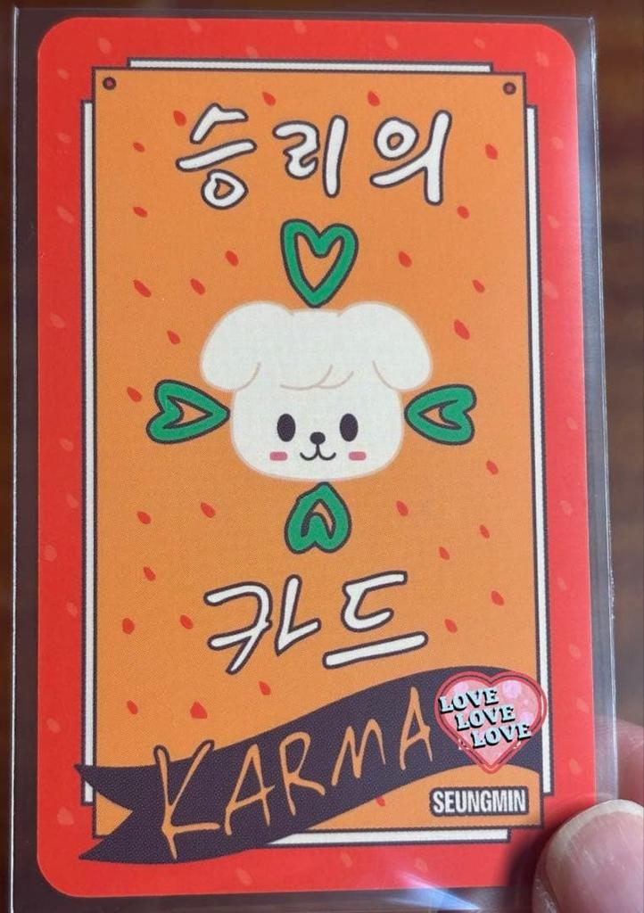 [USED] Stray Kids Seungmin KARMA Fans Gacha Lakidro Exclusive Trading Card
