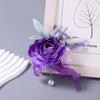 Elegant Silk Floral Arrangements Brooch/ Wrist Flower For Wedding Bridesmaid Bridal Party Decoration