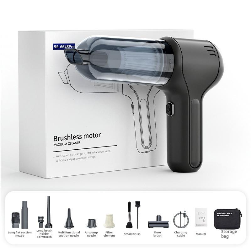 

Автомобильный пылесос, беспроводной пылесос для влажной и сухой уборки двойного назначения, мощный портативный пылесос «три в одном» Type-c