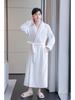 Comfortable Flannel Bathrobe: Thick Long Robe for Women & Couples In Autumn/Winter
