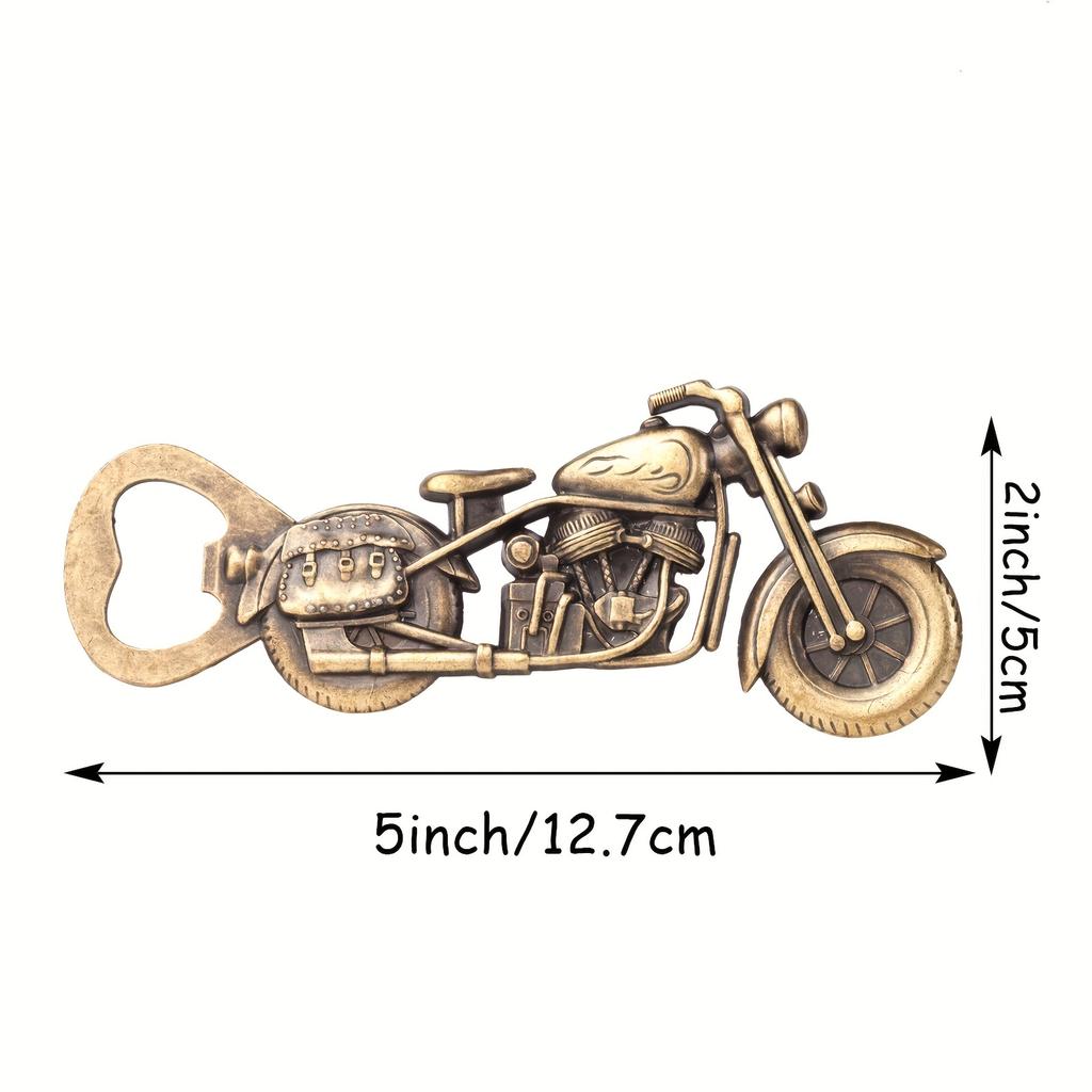 Vintage Motorcycle Bottle Opener Bronze Retro Motorbike Shaped Bar Tool Gift for Bikers Home Decor Biker Culture Vintage Gift