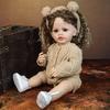 Fashion Curls Hair Reborn Baby Dolls 55 Cm Girl Lifelike Bear KEIUMI Fashion Babies Doll Model Kids Playmates Birthday Christmas Gifts Toy