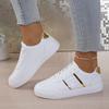 Fashion Women's Casual Sports Shoes - Lace Up Low Cut Design, Comfortable Fabric Lining, Suitable for All Seasons, Women's Sports Shoes